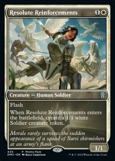 Resolute Reinforcements Card Front