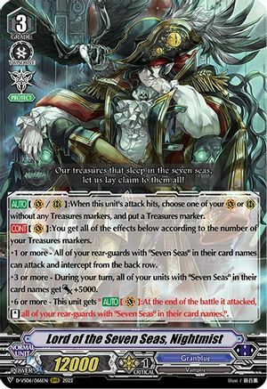 Lord of the Seven Seas, Nightmist [V Format] Card Front