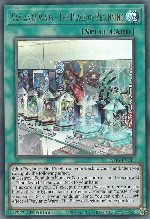 Vaylantz Wars - The Place of Beginning Card Front
