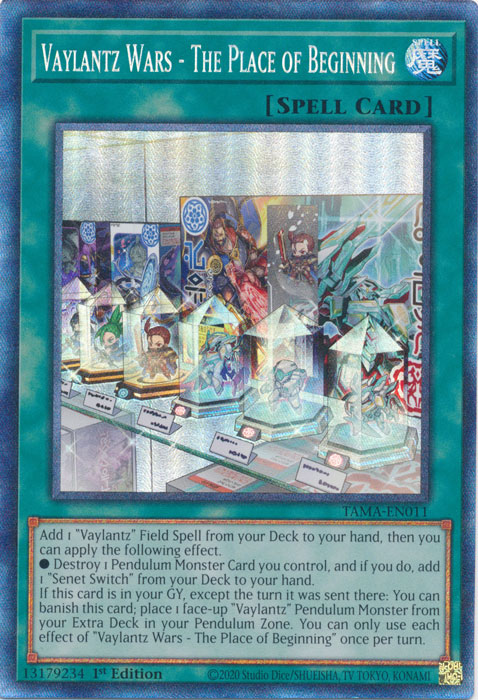 Vaylantz Wars - The Place of Beginning Card Front