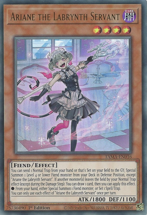 Ariane the Labrynth Servant Card Front