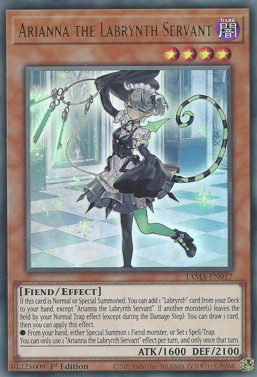 Arianna the Labrynth Servant Card Front