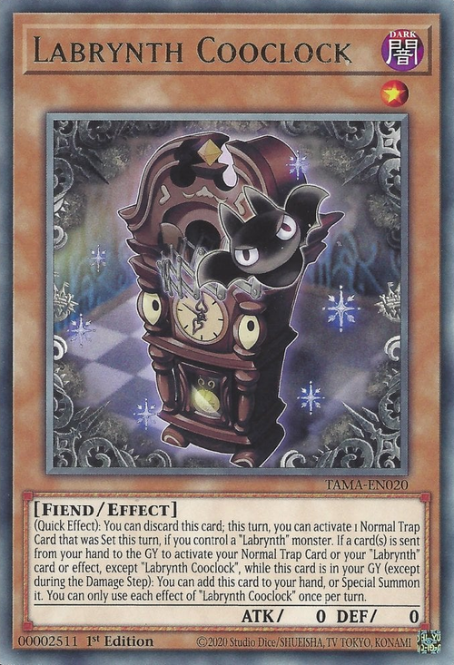 Labrynth Cooclock Card Front
