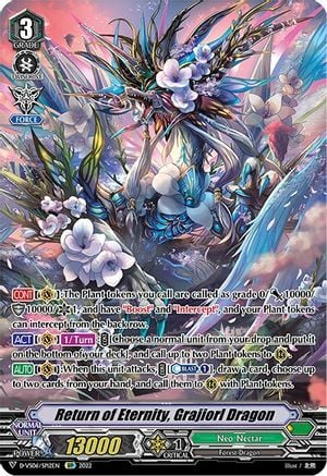 Return of Eternity, Grajiorl Dragon Card Front