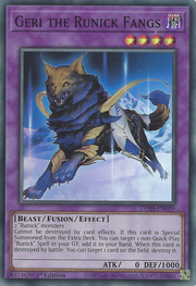 Geri the Runick Fangs · Super Rare 039