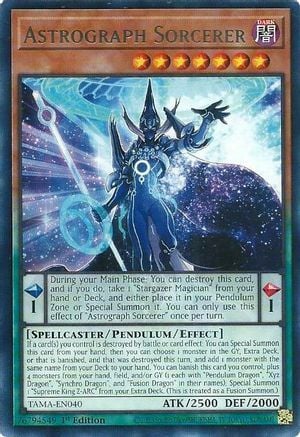 Astrograph Sorcerer Card Front
