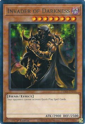Invader of Darkness Card Front