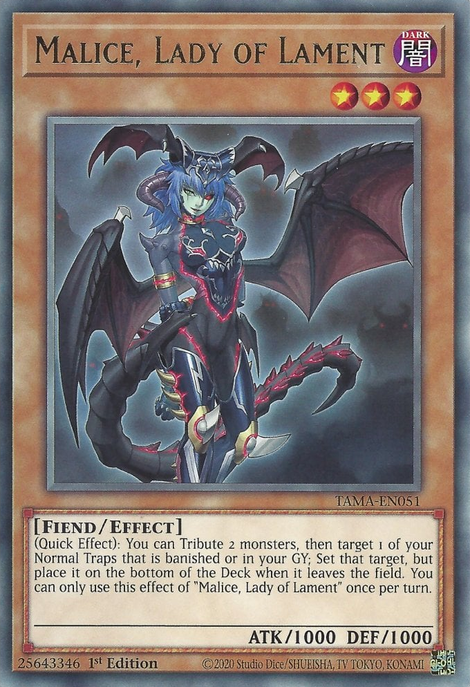 Malice, Lady of Lament Tactical Masters YuGiOh! CardTrader
