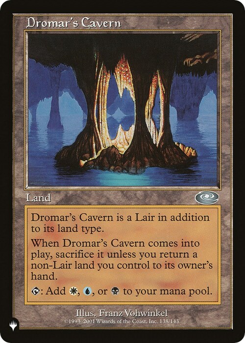 Dromar's Cavern Card Front