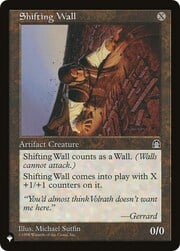 Shifting Wall The List