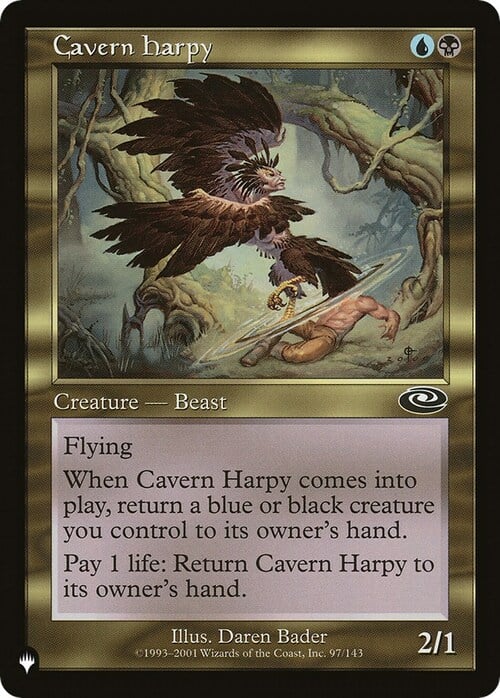 Cavern Harpy Card Front