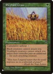 Elephant Grass The List