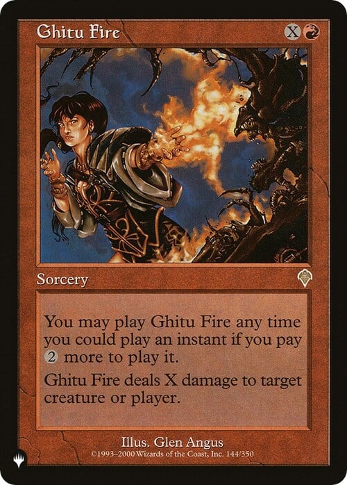 Ghitu Fire Card Front