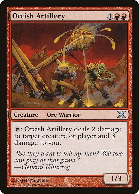 Orcish Artillery Card Front