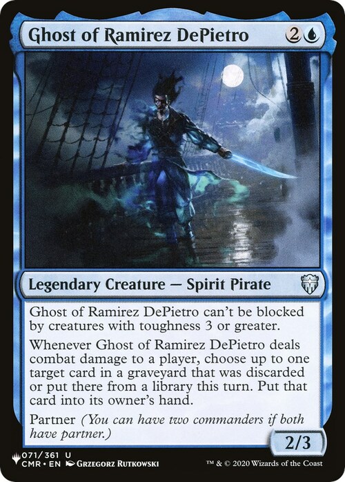 Ghost of Ramirez DePietro Card Front