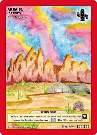 Area 51 (Desert) Card Front