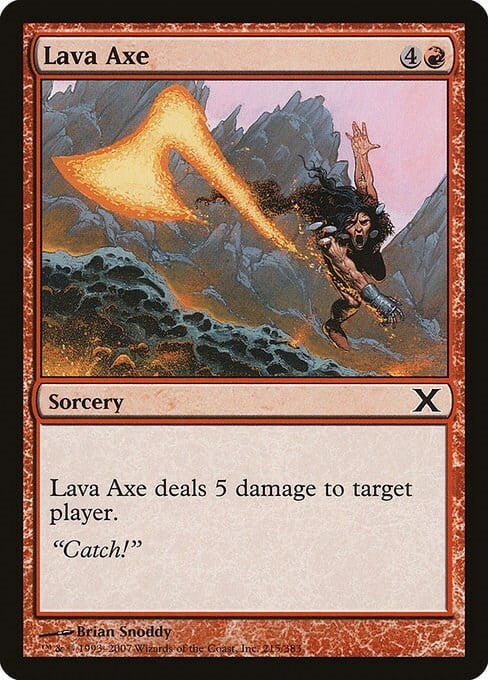 Lava Axe Card Front