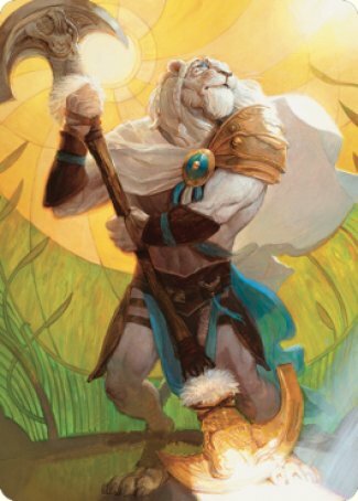 Art Series: Ajani, Sleeper Agent Card Front