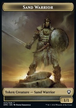 Sand Warrior Card Front