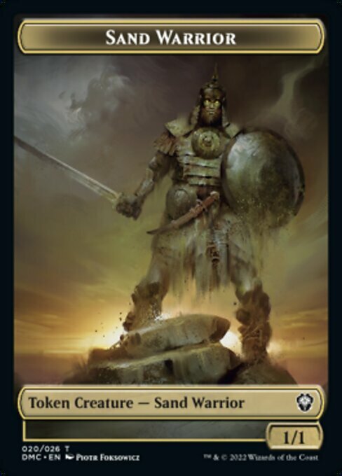 Sand Warrior Card Front