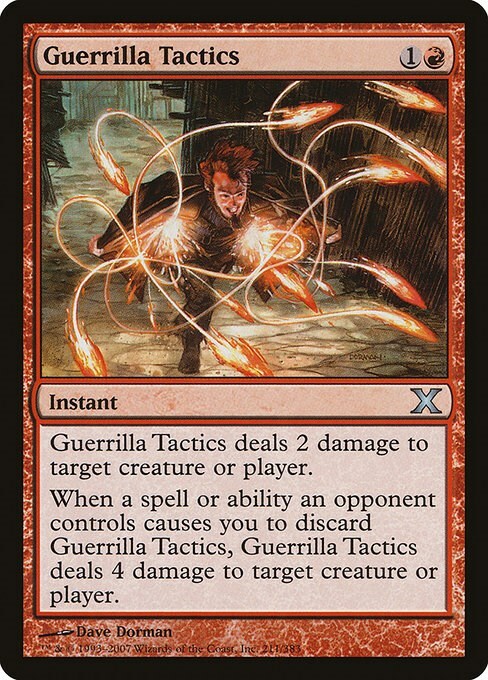 Guerrilla Tactics Card Front