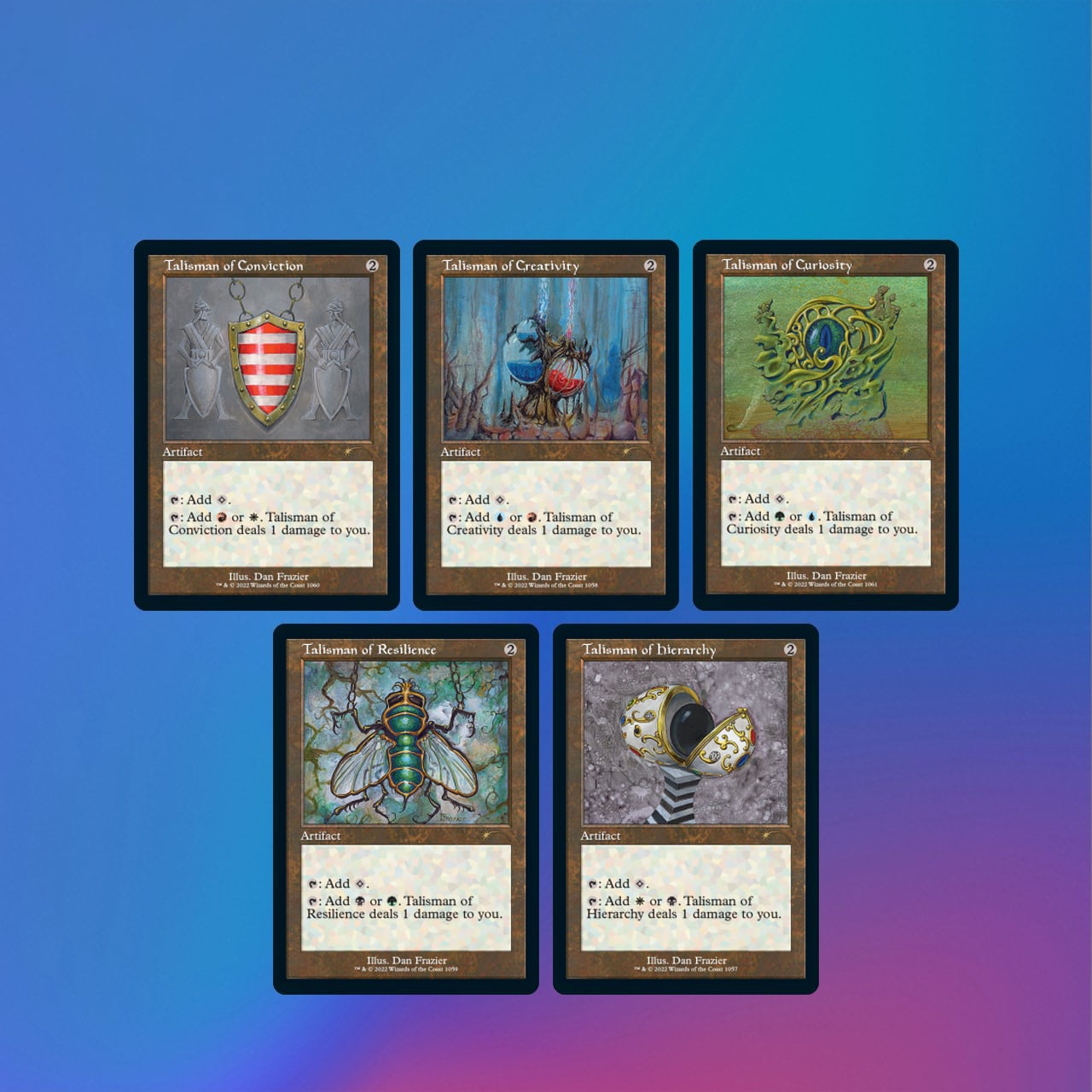 Secret Lair Drop Series: Dan Frazier Is Back Again | The Enemy Talismans Set