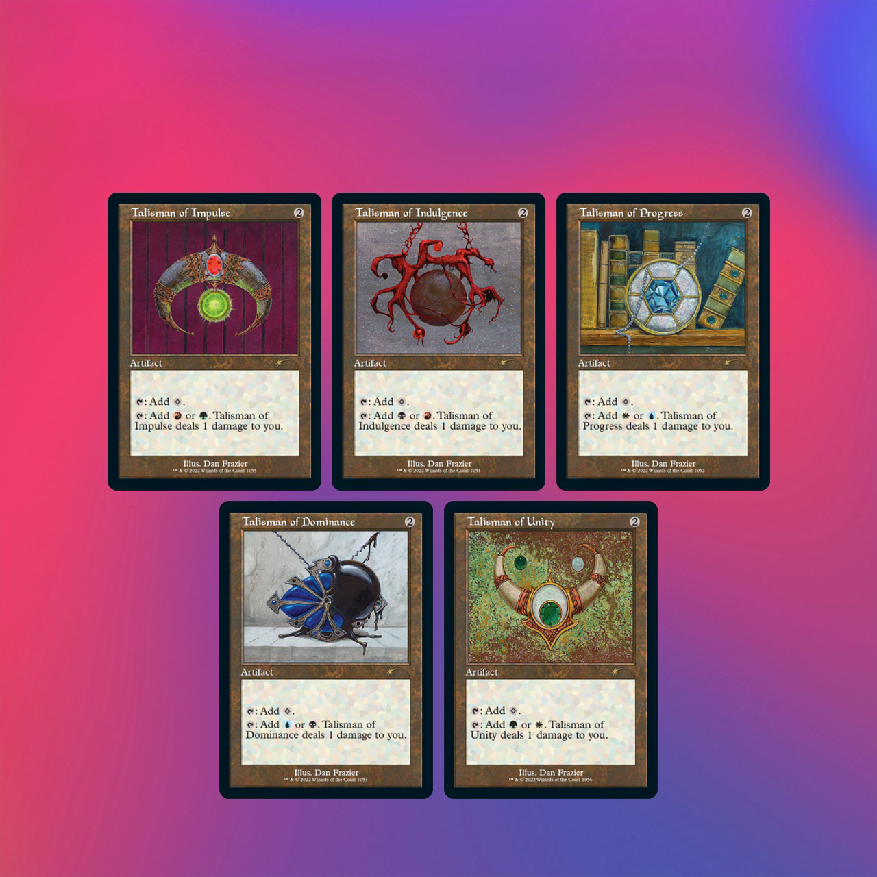 Secret Lair Drop Series: Dan Frazier Is Back Again | The Allied Talismans Set