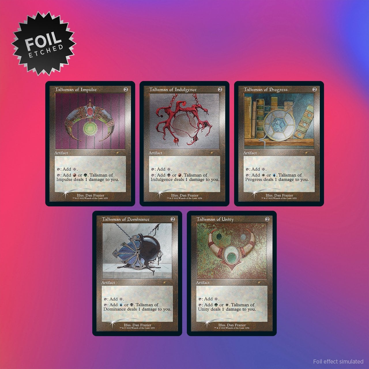 Secret Lair Drop Series: Dan Frazier Is Back Again | The Allied Talismans Set