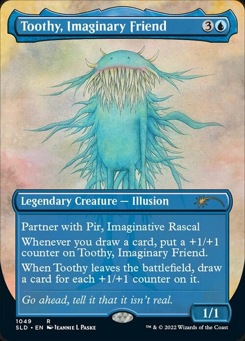 Toothy, Imaginary Friend Card Front
