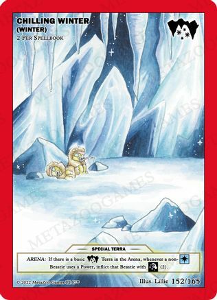 Chilling Winter (Winter) Card Front