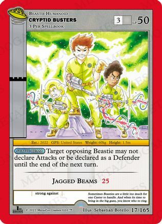 Cryptid Busters Card Front