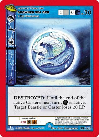 Drowned Sea Orb Card Front