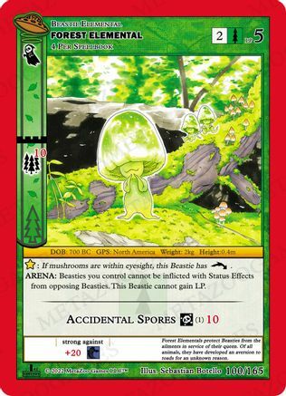 Forest Elemental Card Front