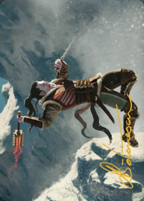 Art Series: Balduvian Berserker Card Front