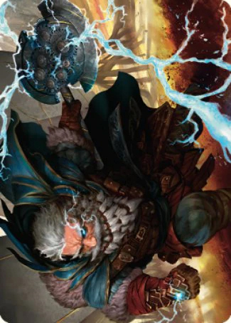 Art Series: Electrostatic Infantry Card Front