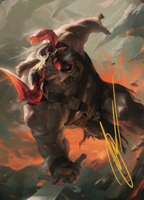 Art Series: Furious Bellow Card Front