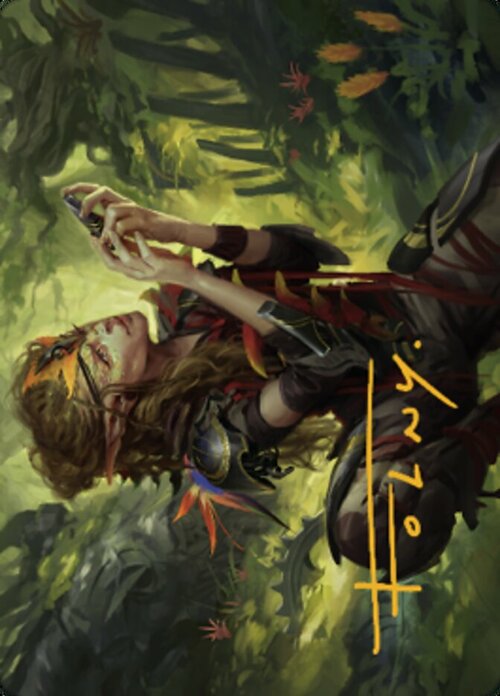 Art Series: Meria, Scholar of Antiquity Card Front