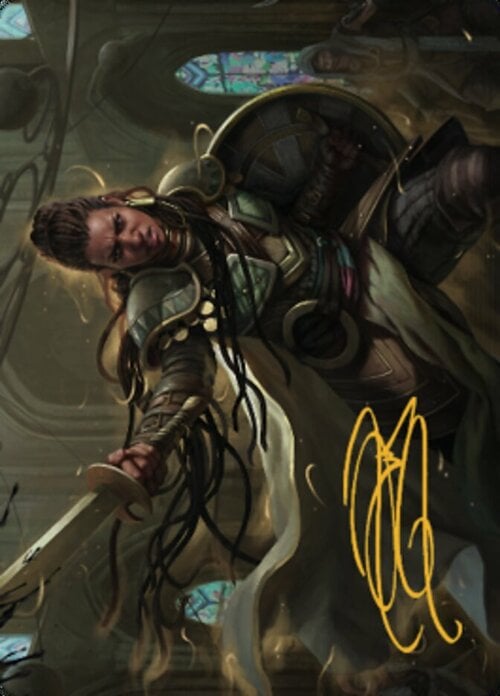 Art Series: Shanna, Purifying Blade Card Front