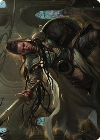 Art Series: Shanna, Purifying Blade Card Front