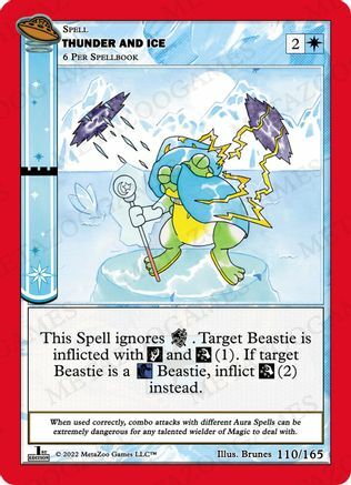 Thunder and Ice Card Front
