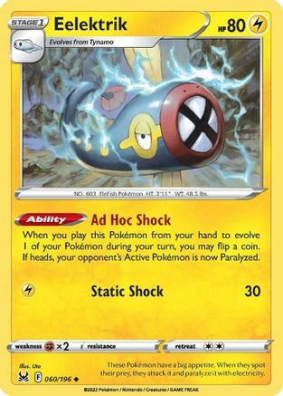Eelektrik [Ad Hoc Shock | Static Shock] Card Front