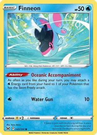 Finneon [Oceanic Accompaniment | Water Gun] Card Front
