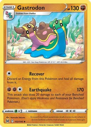 Gastrodon [Recover | Earthquake] Card Front