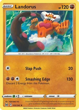 Landorus [Slap Push | Smashing Edge] Card Front