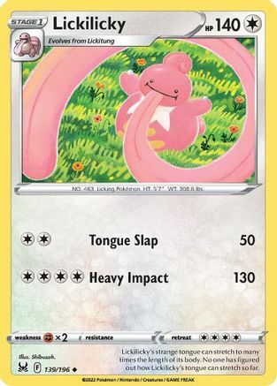 Lickilicky [Tongue Slap | Heavy Impact] Card Front