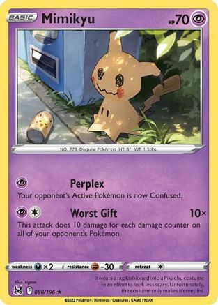 Mimikyu [Perplex | Worst Gift] Card Front
