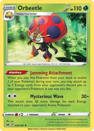 Orbeetle [Jamming Attachment | Mysterious Wave] Card Front