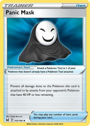 Panic Mask Card Front