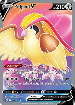 Pidgeot V Card Front
