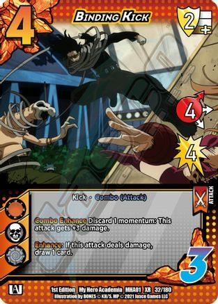 Binding Kick Card Front